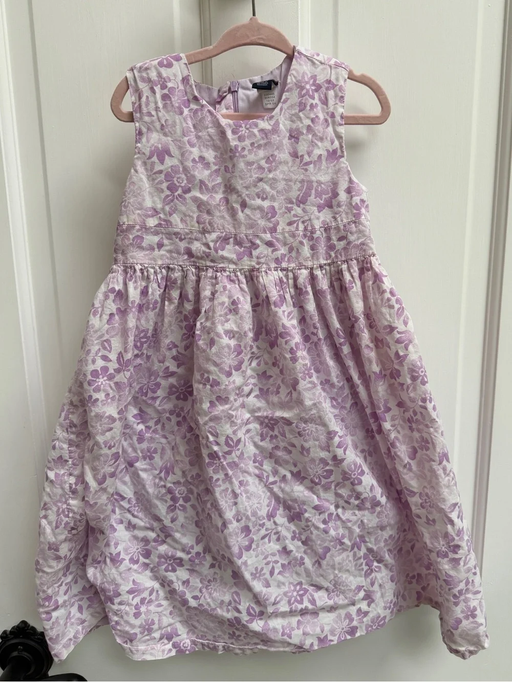 Baby GAP Girls 5 Lilac Purple Floral Sleeveless Party Dress